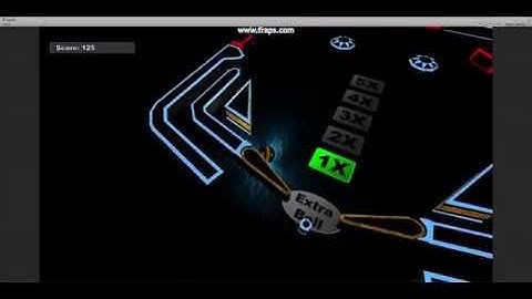 3D Pinball prototype in Unity3D with PhysX.