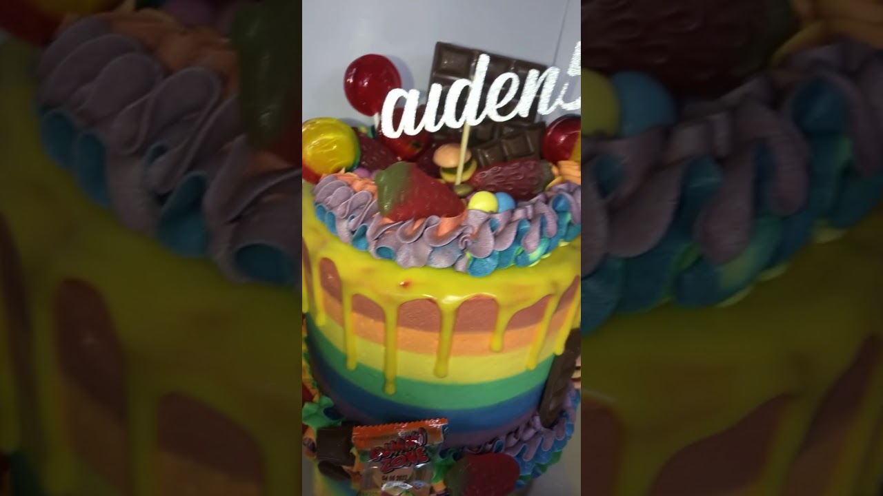 Rainbow Drip Cake 🌈