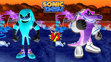 SONIC DASH - GHOST MODE - GHOST KNUCKLES vs GHOST VECTOR SCARY GAMEPLAY
