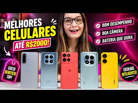 5 BEST PHONES UNDER R$ 2,000 IN 2026!