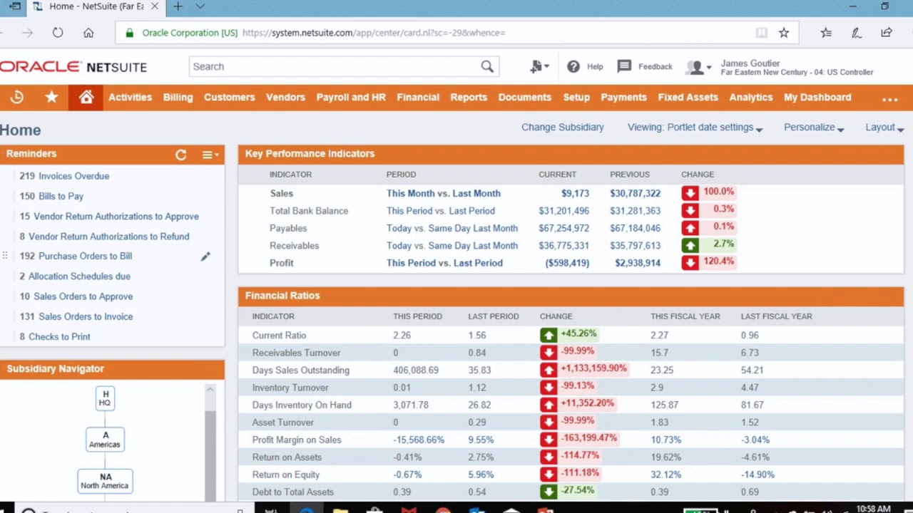 NetSuite Financials YouTube