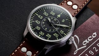 $400 Flieger Watch - Laco Aachen Review (Type B Dial - Made in Germany, Sapphire, Hacking Movement)