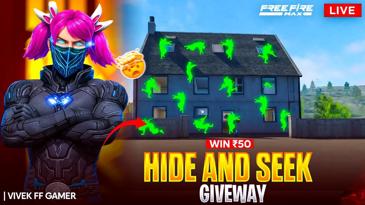 HIDE & SEEK 🎯 GIVEAWAYS WITH SUBSCRIBERS 🫶 WIN 50 RS 😍 