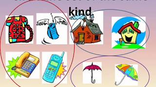 primary 1 math lessons first term unit 1 classifying into sets 2 شرح رياضيات لغات اولي