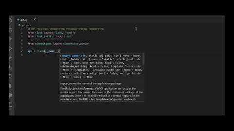 PYTHON CRUD OPERATION USING FLASK AND MYSQL  #RESTAPI #MYSQL
