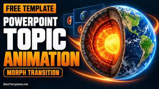 PowerPoint Presentation Topic Animation Tutorial with Morph Transition + Science Free Template