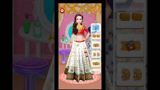 Indian Wedding Stylist Makeup and Dress Up Games #Shorts screenshot 3