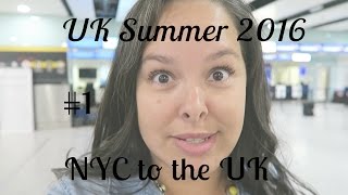 UK Vlog #1 NYC to UK: Terrorist Threats and Delayed Luggage