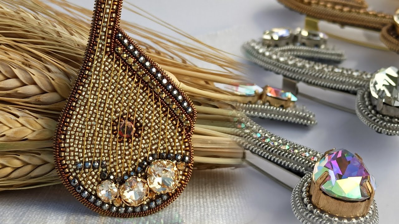 Процеси вишивки брошок з бісеру | Творчі будні. Що робила. Готові брошки. Роздуми про Ютуб.