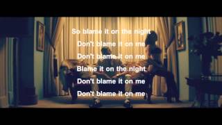 Calvin Harris-Blame(Lyrics)