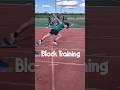 calm block starts 💨⚡ #trackandfield #athletics #track #sprint #speed #powerful #getfast #explosive