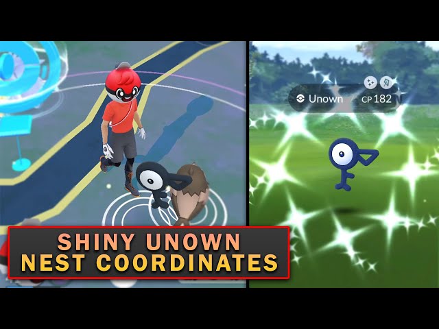 SE Ct. Pokémon Go Unown Coords