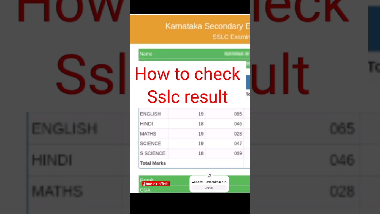 How to check SSLC exam result 2024 Kannada|How to check SSLC result in phone 