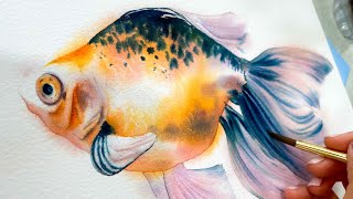 Watercolor Fish: Lifting Colors and Wet on Wet Techniques 