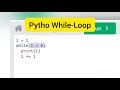 While Loop in Python....