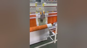 Single Color Double Roll Quilting and Embroidery machine for leather #quilting #embroidery