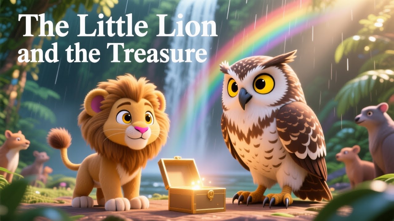 The Lion Cub Who Saved the Jungle | Kids Moral Story | Jungle Adventure Cartoon | New kids Cartoon 