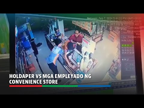 Holdaper arestado matapos pagtulungan ng mga empleyado ng tindahan | ABS-CBN News