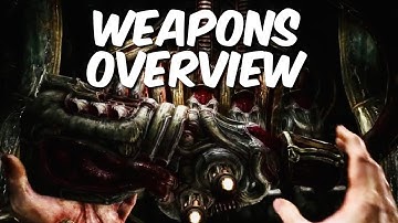 Scorn - All Weapons Overview & Tips
