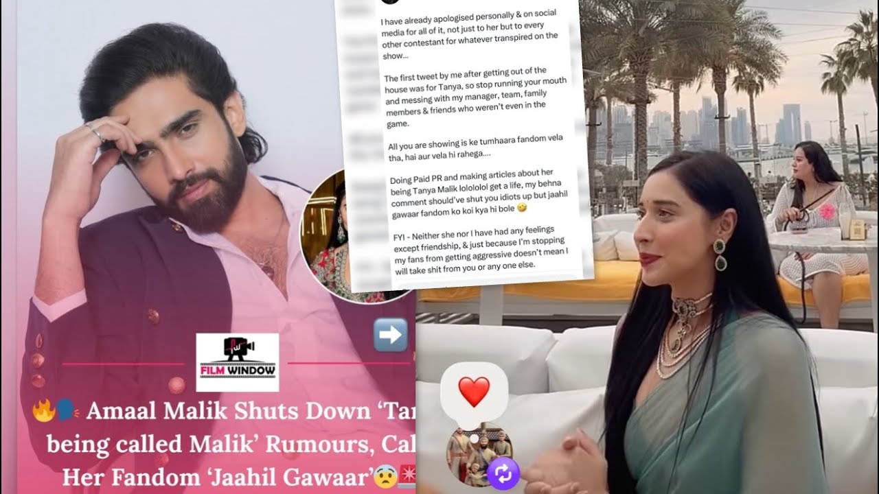 Amaal Malik angry on Tanya or her fans 😱😱😱