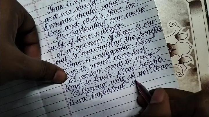 Beginners Handwriting Practice | Beautiful neat and clean cursive handwriting | Fine Handwriting