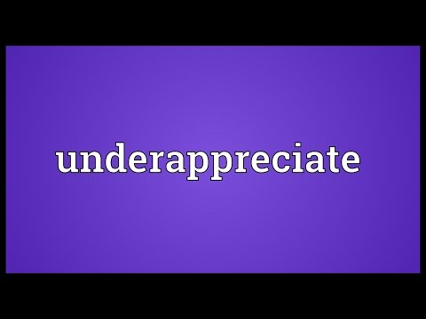 Header of Underappreciate