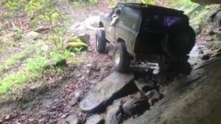Bronco II in Butcher block Off-road ohios bronco 2 coming up butcher block in Ivy wv.