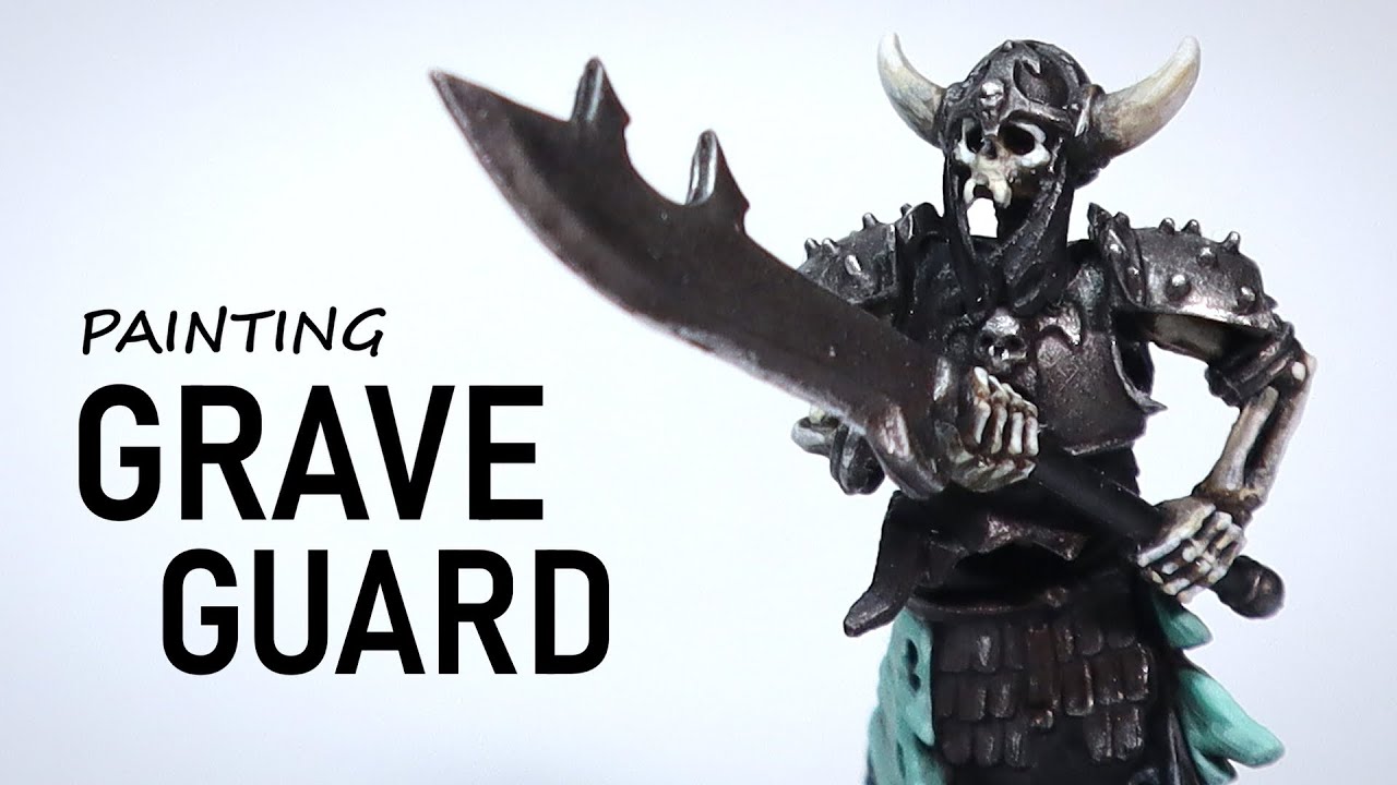 Mismo Abigarrado Propiedad Speed Painting GRAVE GUARD / Armoured Skeletons! - YouTube