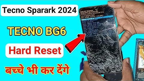 Tecno sparark hard reset 🔥🔥 || Tecno BG6 Spark Go 2024 Hard Reset | #HardReset​