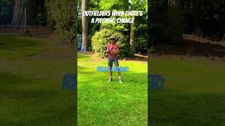 POV: You’re an outfielder during a pitching change