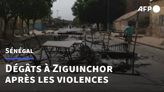 Sénégal: dégâts à Ziguinchor après la condamnation d'Ousmane Sonko | AFP