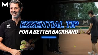 Essential Tip for a Better Backhand