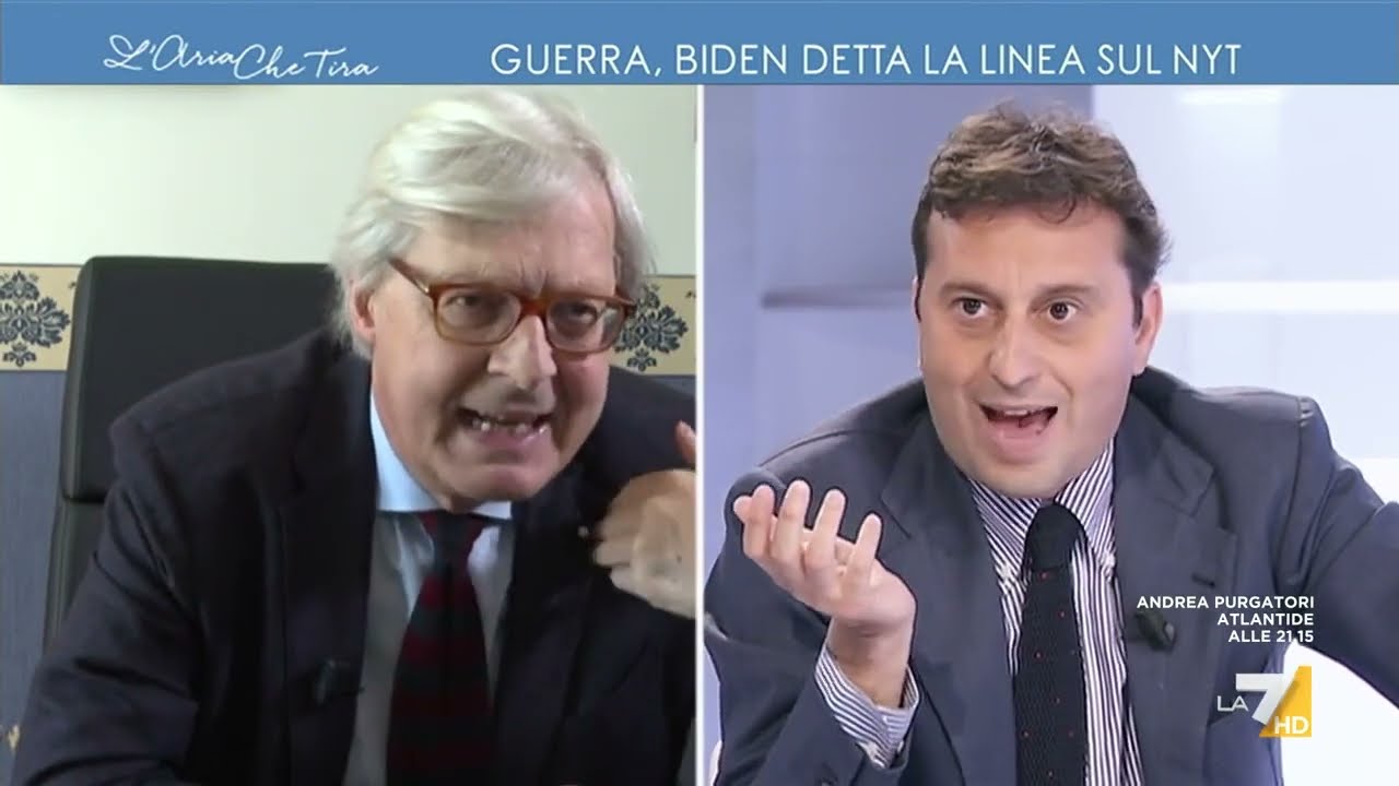 Vittorio Sgarbi contro David Parenzo: 