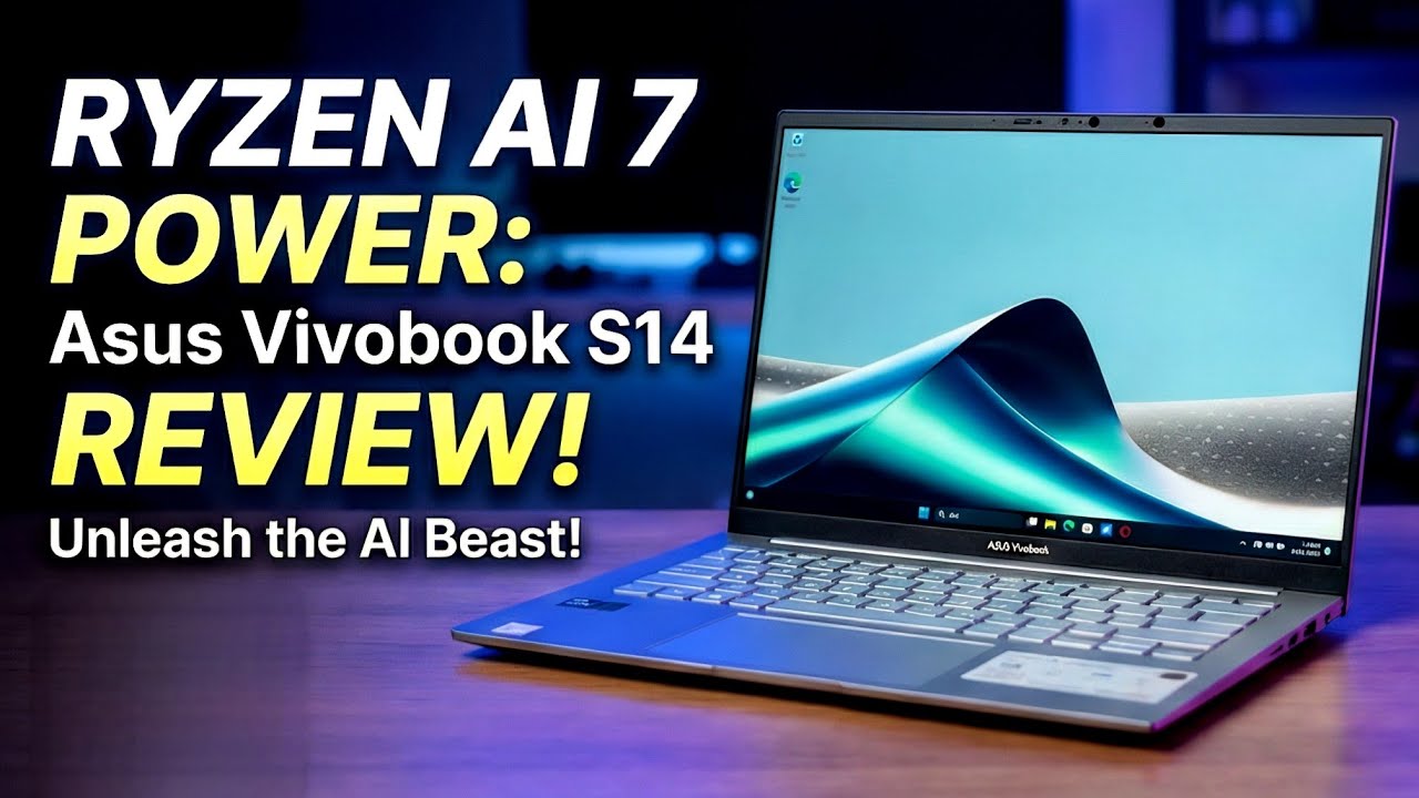 Ryzen 7 Ai Powered Asus Vivobook S14 Review : Best Budget Ai Beast 