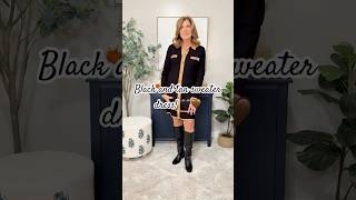 Black and Tan Sweater Dress! 🖤🤎