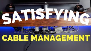My Complete Cable Management Setup - 2021 Guide Using Ikea SIGNUM