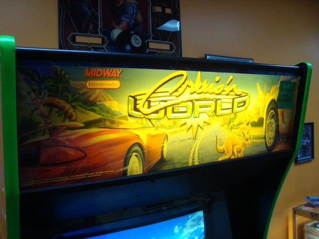 Cruis'n World Arcade Game Upright