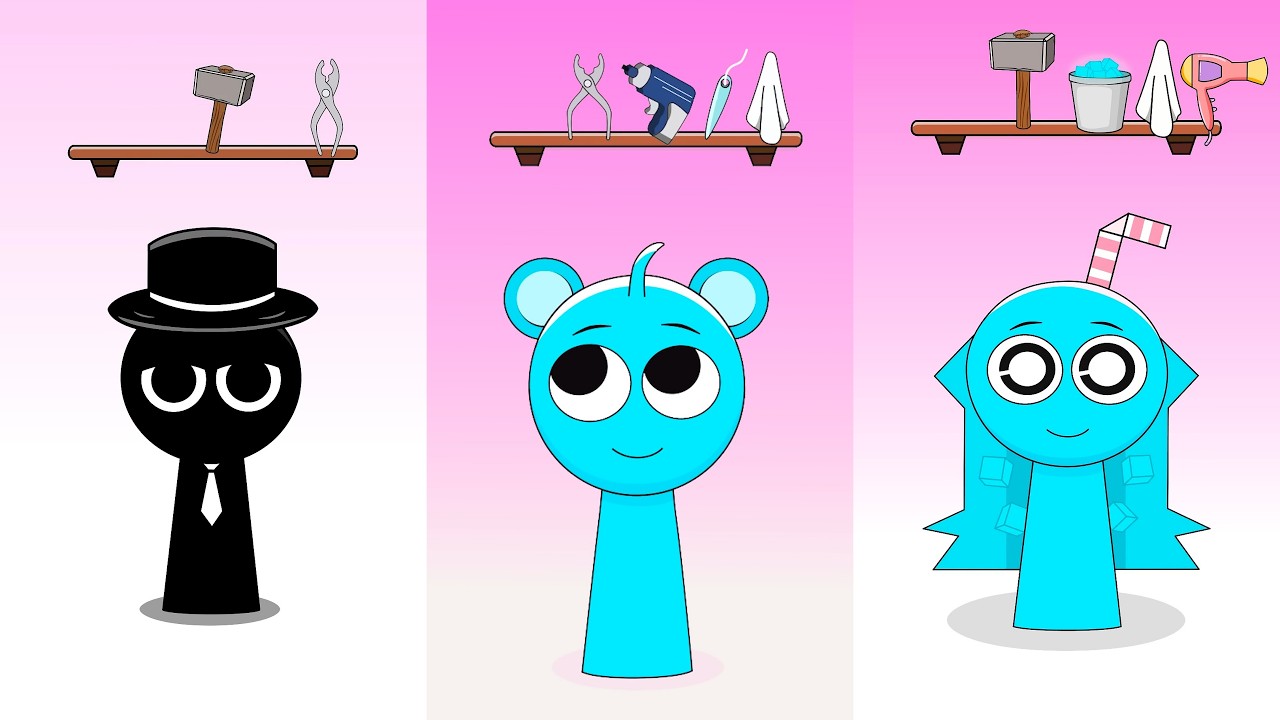 Nooo Help sprunki 🆚️ Sky 🆚️Aqua 🆚️Mr.Fun 🆚️Sprunki.tv