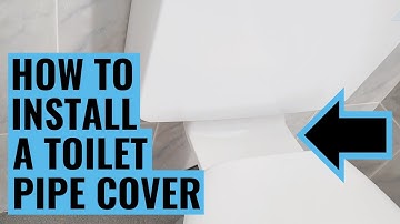 How to install a Toilet Pipe Cover / Cistern Link Plate  | DIY