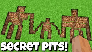 WHERE DO LEAD SECRET PITS ALL EPISODE Minecraft Animation ! INCREDIBLY PIT MINECRAFT COMPILATION