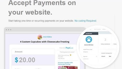 Accept payments online with Payolee