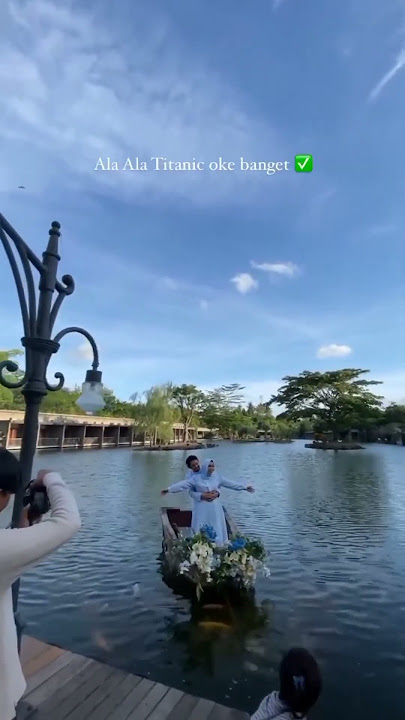 Foto Prewedding nya Totalitas Sampai Basah Basahan🥰#prewedding #shorts #preweddingshoot #inspiration
