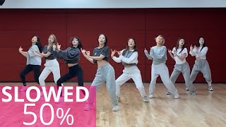 TWICE - I CAN'T STOP ME Dance Practice [MIRRORED + 50% SLOWED]