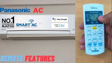Panasonic AC 2025 Remote Hidden features.