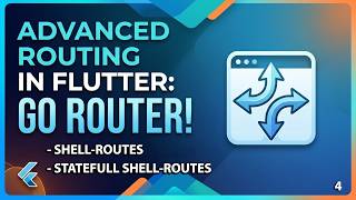 Advanced Routing in Flutter 4: ShellRoute vs StatefulShellRoute | NavBar State Preservation| Sinhala