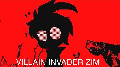 Villain Invader Zim flipnote/ TW: Blood/bright colors/flashing lights