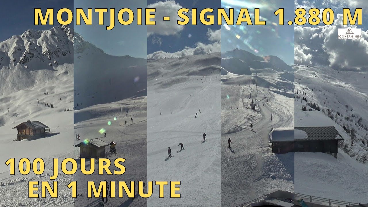 LES CONTAMINES - MONTJOIE / HAUTELUCE ⏩ ACCÉLÉRÉ 100J/MIN