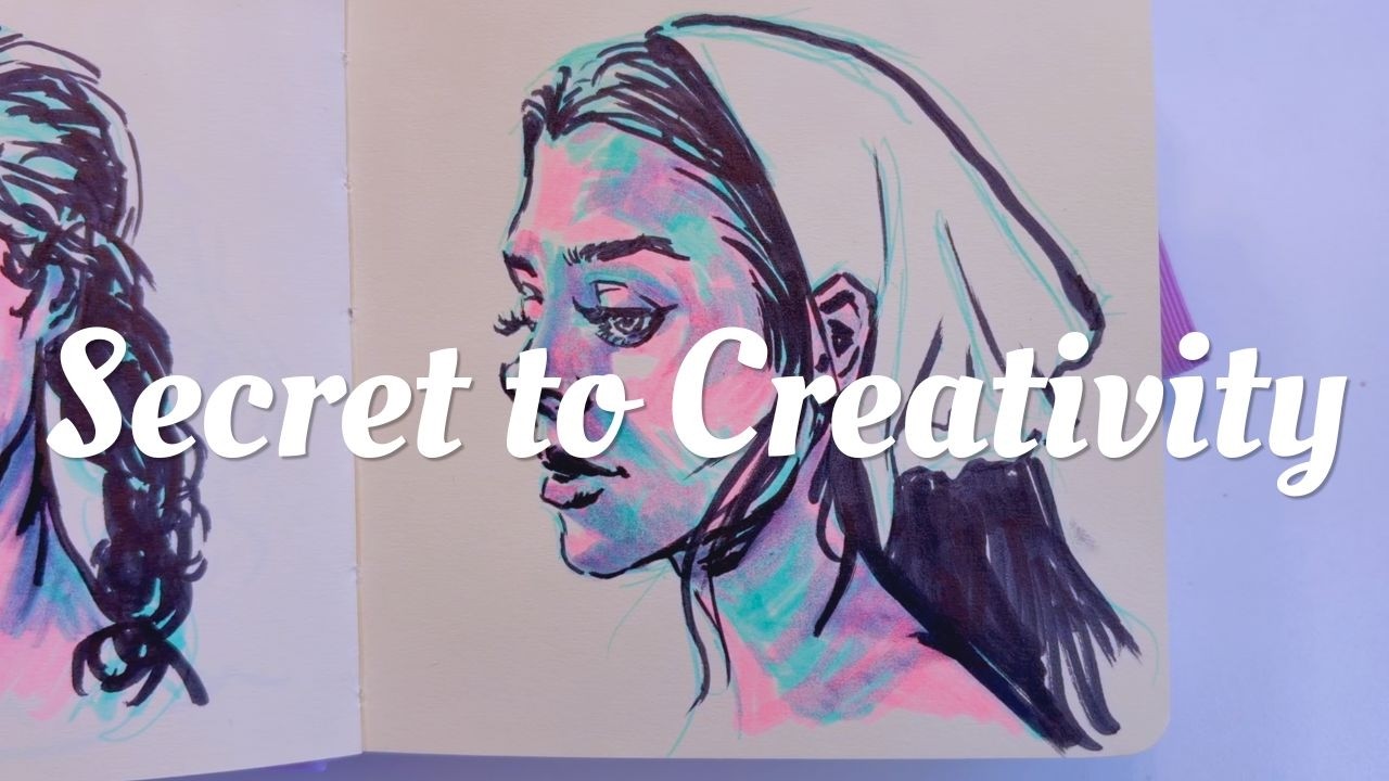 Why I thought I wasn't creative enough | How to beat art block # ...