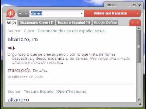 Definición de altanera youtube