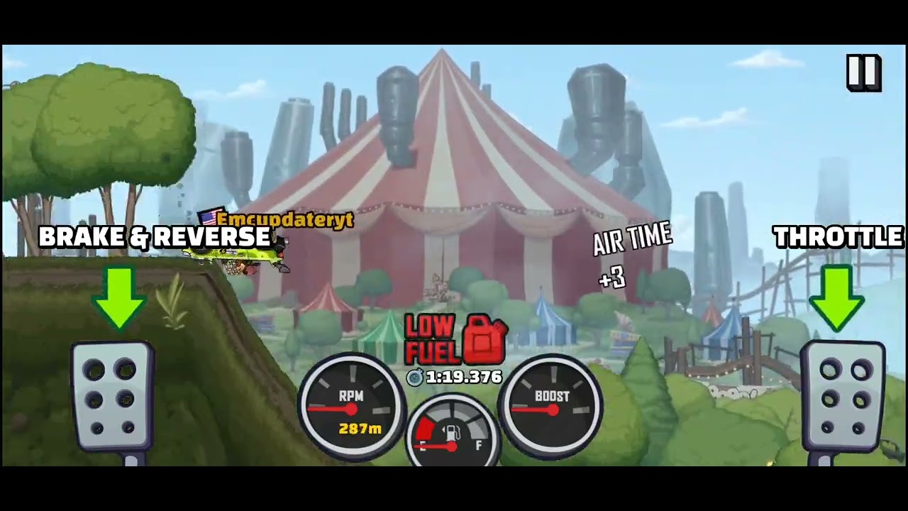 I created a fully automatic track in hcr2! - Hill Climb Racing 2